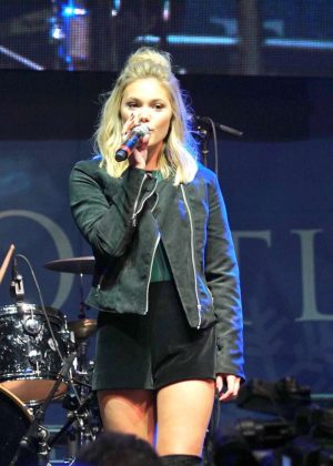 Olivia Holt at Rise of a Phoenix Tour 2nd Concert at Citadel Outlets Tree Lighting Event in LA