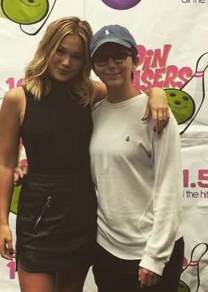 Olivia Holt at the 101.5 FM Radio Station in Clearwater