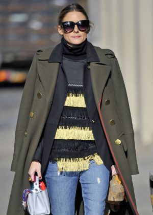 Olivia Palermo in Jeans out in New York City