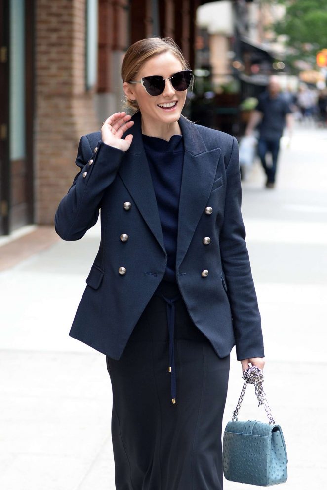 Olivia Palermo out for lunch in New York