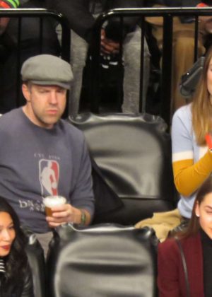 Olivia Wilde at Brooklyn Nets vs. Golden State Warriors in New York