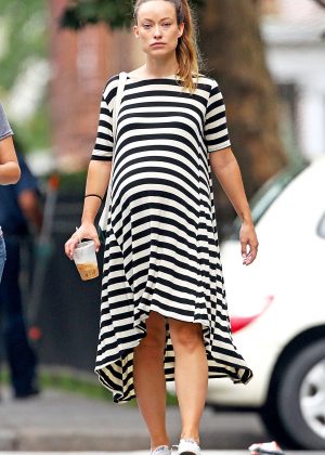 Olivia Wilde in Dress out in New York City