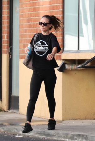 Olivia Wilde - Seen after a morning workout in Studio City