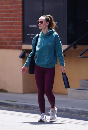 Olivia Wilde - Spotted at the gym in Los Angeles