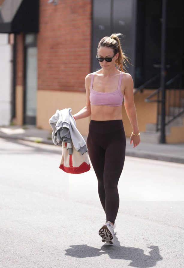 Olivia Wilde - Spotted while leaving the gym in Los Angeles