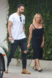 Pamela Anderson – With Her Boyfriend Adil Rami in Malibu | GotCeleb