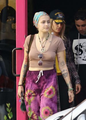 Paris Jackson out shopping in Hollywood
