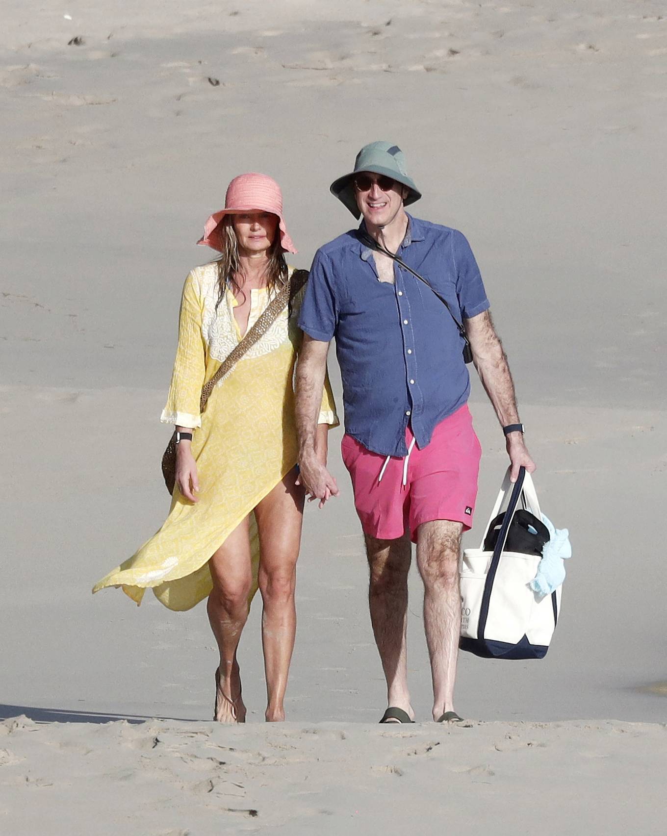 Paulina Porizkova 2024 : Paulina Porizkova – With boyfriend Jeff Greenstein seen on a Caribbean beach in St Barts-47