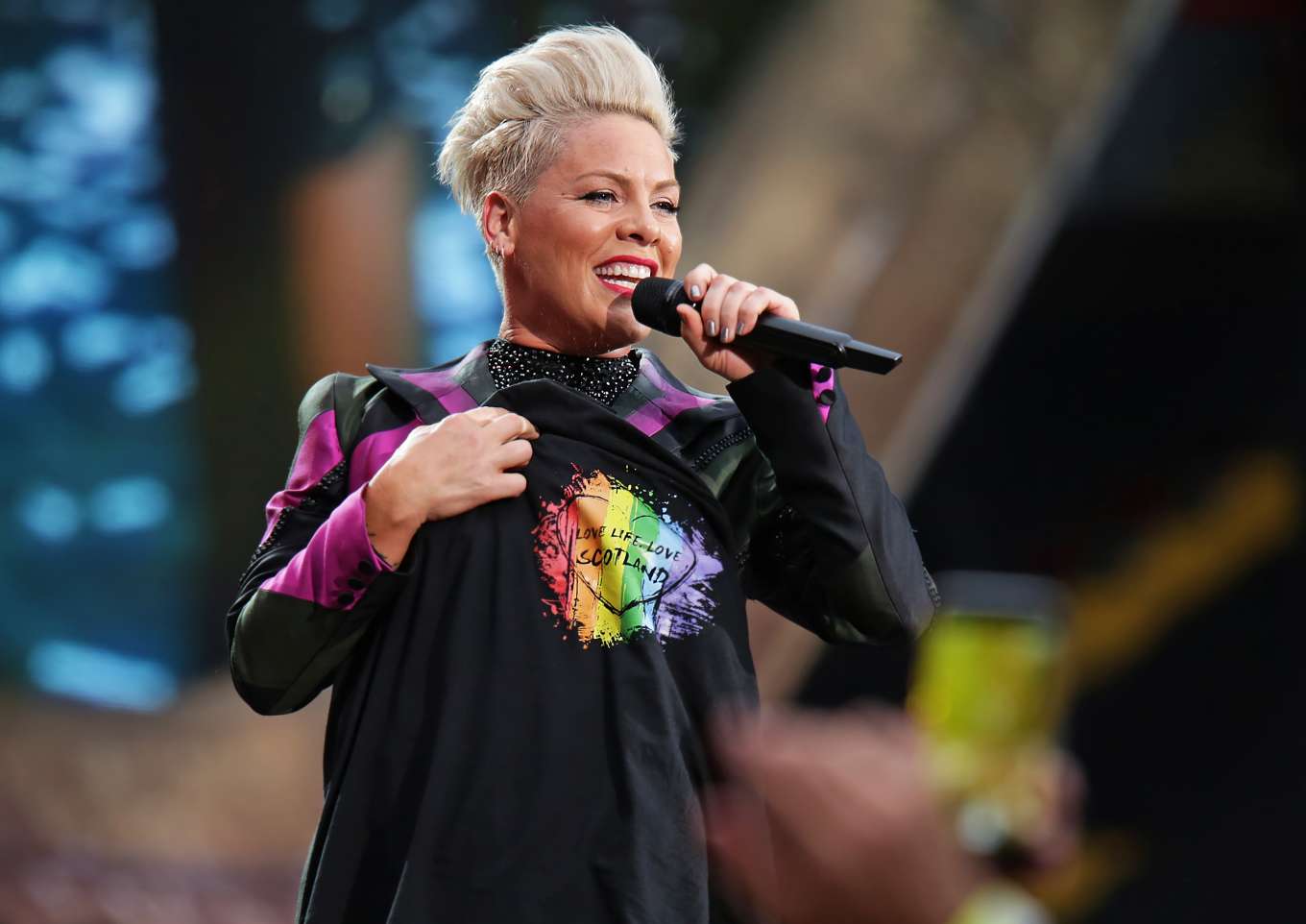 Pink â€“ Performing on her Beautiful Trauma Tour in Liverpool