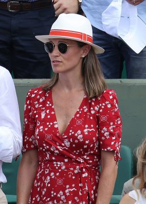 Pippa Middleton at Roland Garros 2018 in Paris