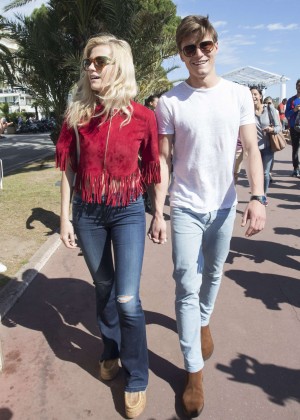 Pixie Lott and Oliver Cheshire Out in Cannes