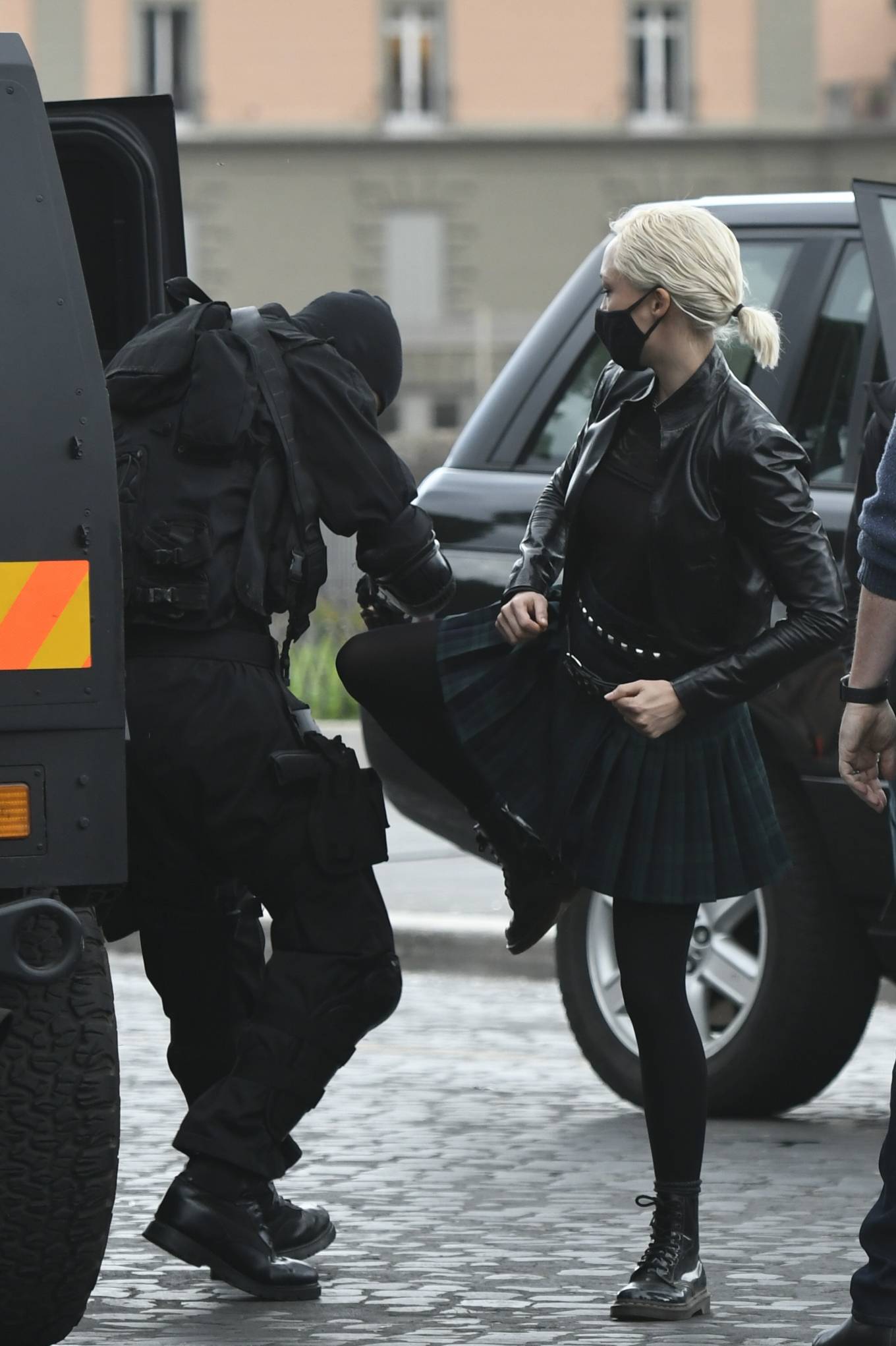 Pom Klementieff Filming Mission Impossible In Rome Gotceleb