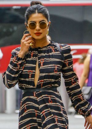 Priyanka Chopra - Arriving at the Longchamp Fashion Show in NY
