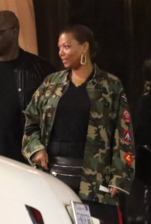Queen Latifah - With Eboni Nichols seen leaving the Bird Streets Club in West Hollywood