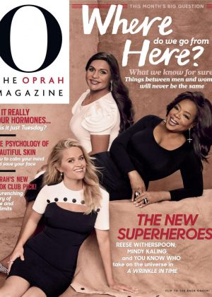 Reese Witherspoon, Mindy Kaling and Oprah Winfrey - O, The Oprah Magazine (March 2018)
