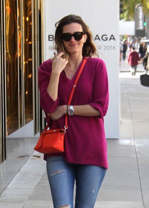 Rhea Durham Shopping on Rodeo Drive in Beverly Hills