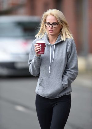 Rhian Sugden out in Manchester