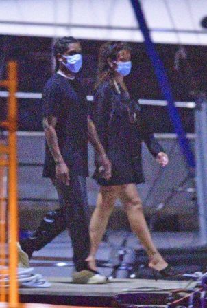 Rihanna and ASAP Rocky - Spend their Christmas Eve on a cruise in Barbados