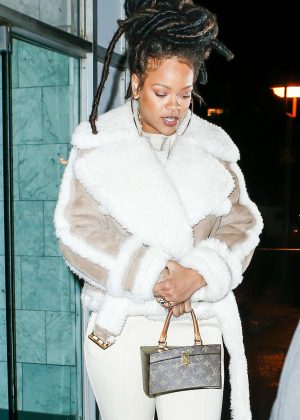 Rihanna at The Spotted Pig in Manhattan