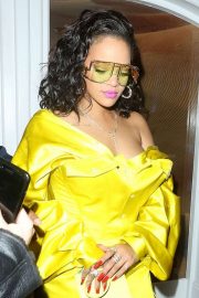 Rihanna - Leaving the Fenty Beauty Influencer Event in London