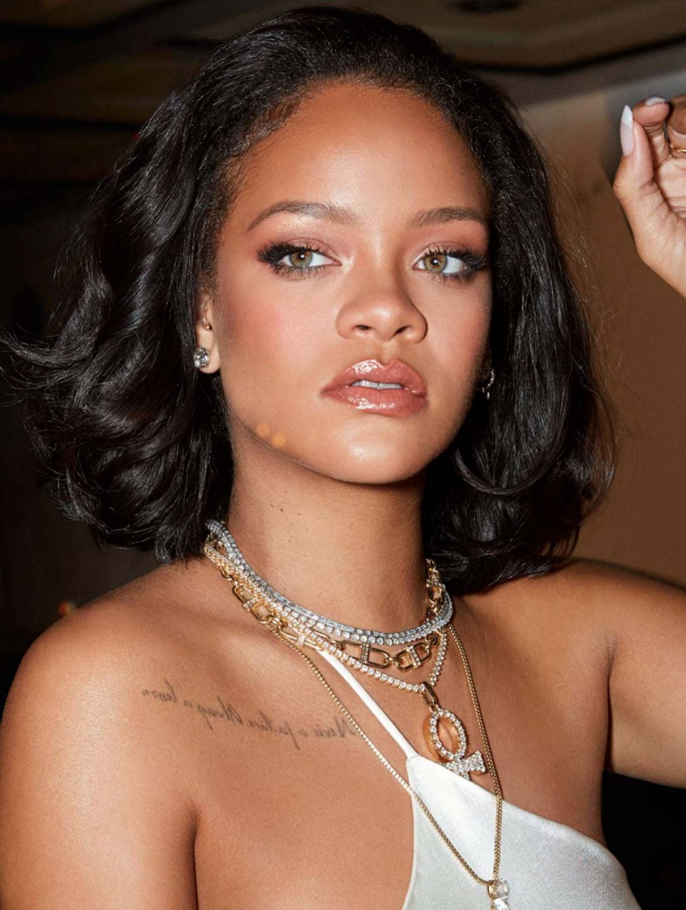 Rihanna Photoshoot For Fenty Beauty Cream Blush And Bronzer Gotceleb