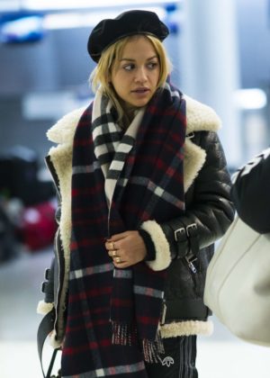 Rita Ora - Arrives at JFK Airport in NYC