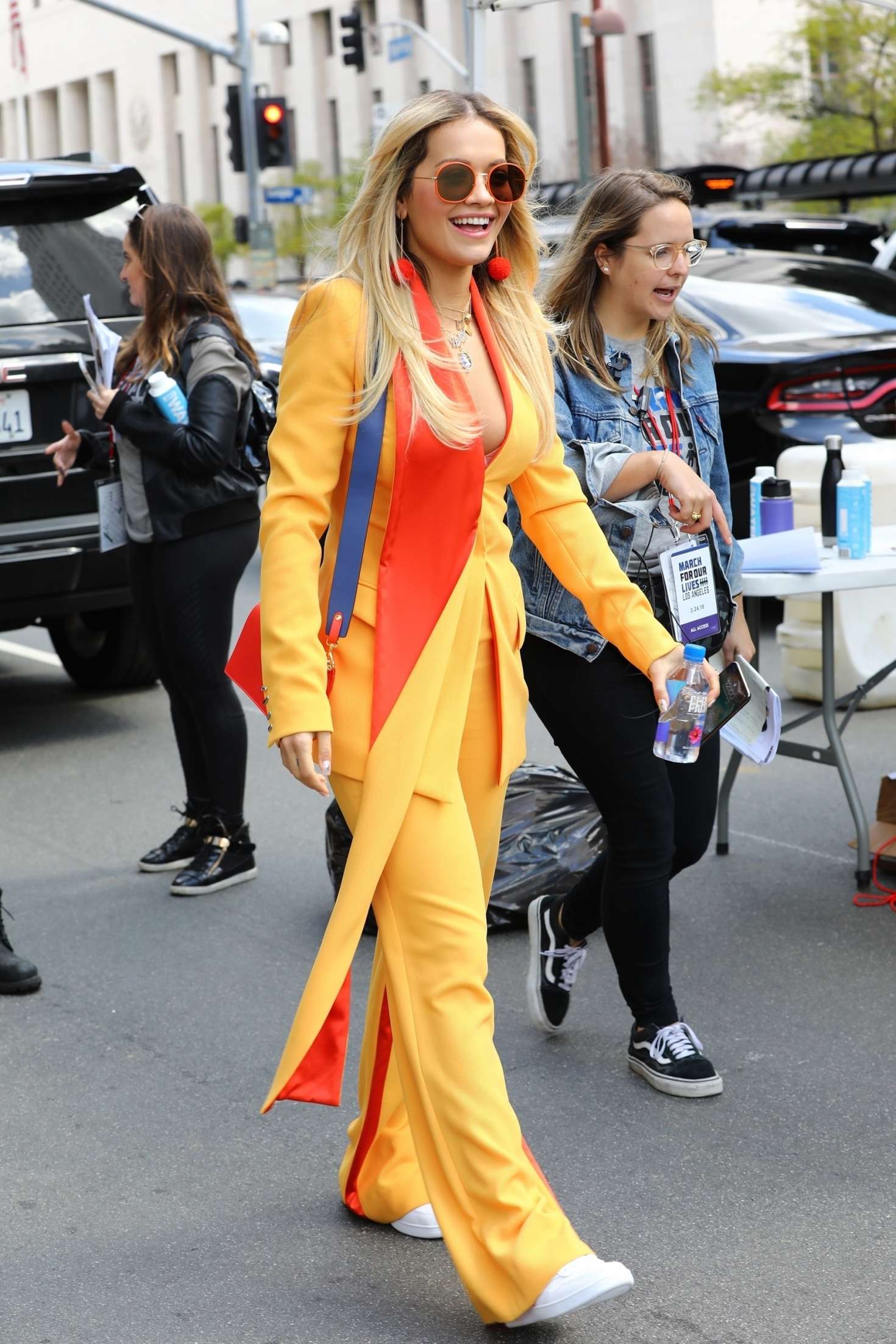 Rita Ora: March at the anti-gun March For Our Lives -09 | GotCeleb