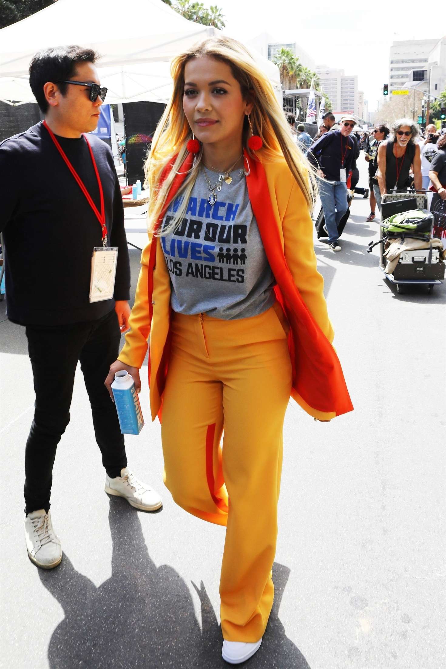 Rita Ora: March at the anti-gun March For Our Lives -19 | GotCeleb