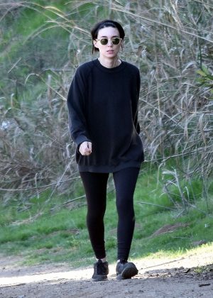Rooney Mara and Joaquin Phoenix Out on a hike in Los Angeles