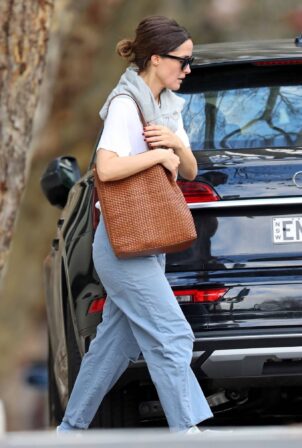 Rose Byrne - Seen leaving a pilates studio in Sydney