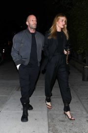 Rosie Huntington Whiteley and Jason Statham - Arrive for dinner at Matsuhisa in Beverly Hills