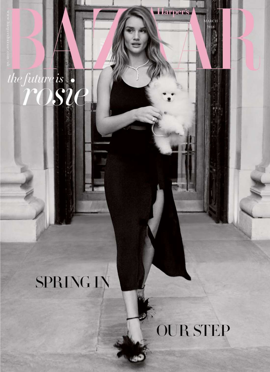 Rosie Huntington Whiteley: Harpers Bazaar UK 2018 -03 | GotCeleb