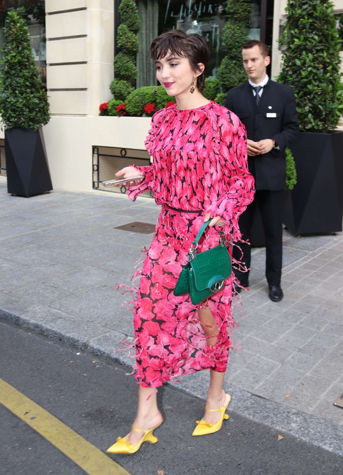 Rowan Blanchard â€“ Leaving her hotel in Paris