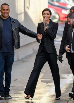 Ruby Rose - Arriving at Jimmy Kimmel Live! in Los Angeles
