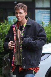 Ruby Rose - Seen as she arrives for lunch with a friend in West Hollywood