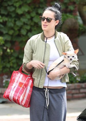 Rumer Willis out shopping in Los Angeles