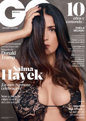 Salma Hayek - GQ Mexico Cover (November 2016)