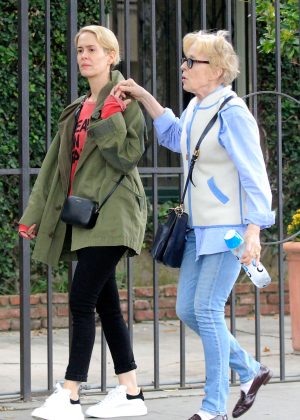 Sarah Paulson and Holland Taylor out in West Hollywood
