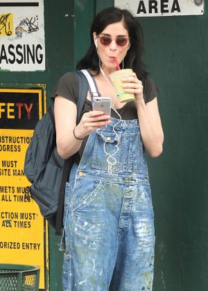 Sarah Silverman in Jeans out in New York City