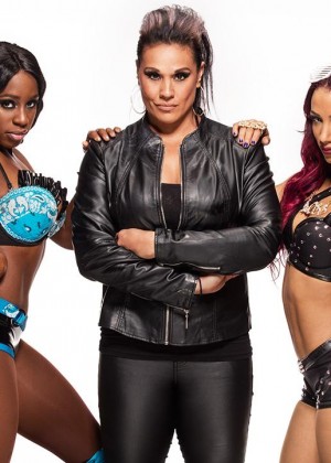 Sasha Banks, Naomi & Tamina - WWE Divas Revolution Photoshoot
