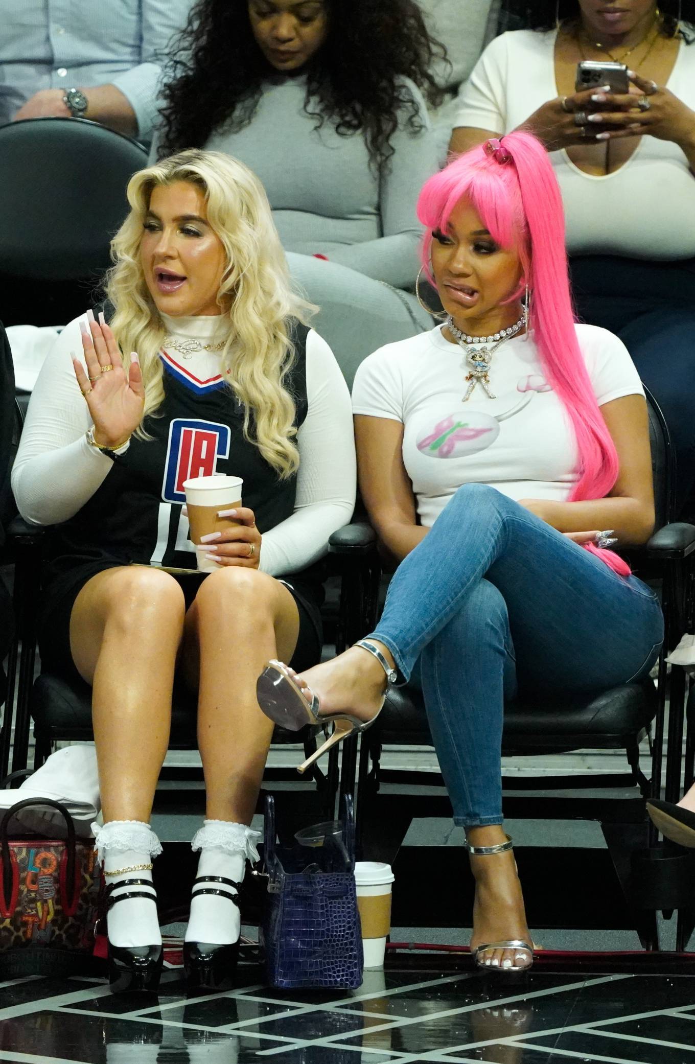 Saweetie - Clippers vs. Suns basketball game at Crypto.com arena in L.A ...