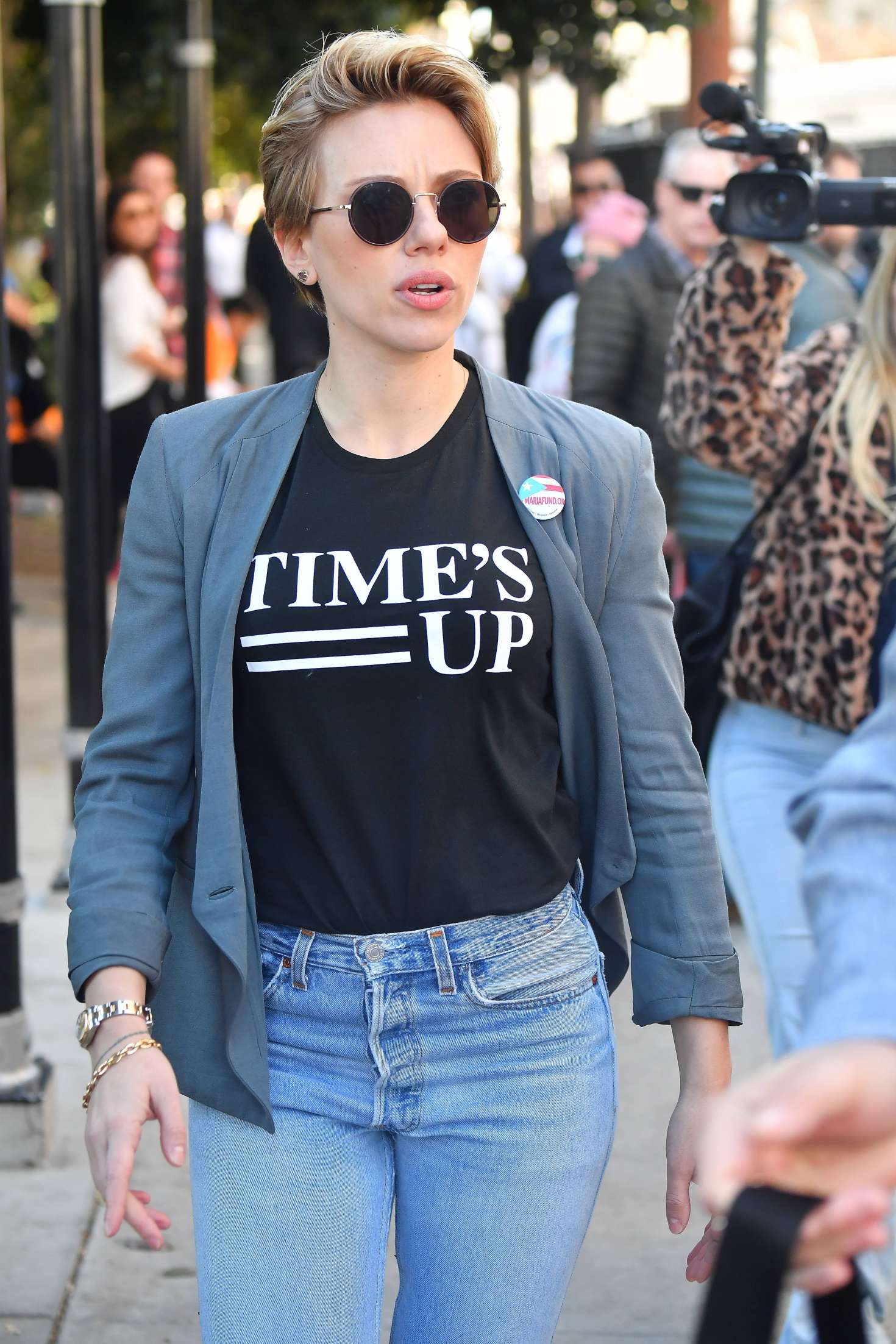 Scarlett Johansson - 2018 Women's March in Los Angeles