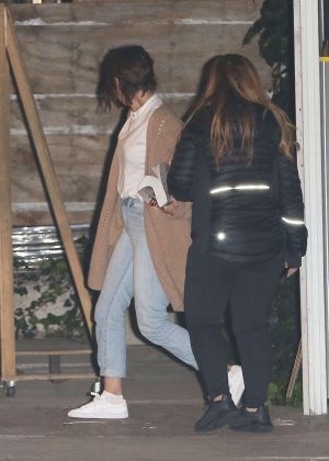 Selena Gomez - Attends a church in Los Angeles