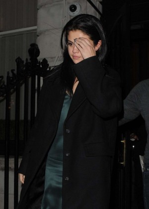 Selena Gomez - Leaves The Edition Hotel in London