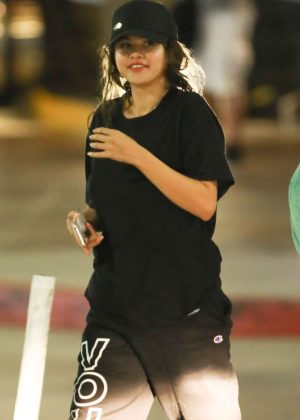 Selena Gomez - Night out with Caleb Stevens and friends in Los Angeles