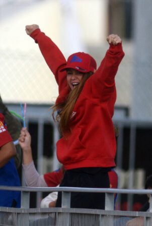Shakira - Cheered on her son Milan at his last baseball game in Barcelona
