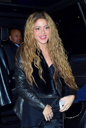 Shakira - Seen after her performance in Times Square for her new album in New York