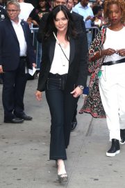 Shannen Doherty - Arrives at Good Morning America in New York City