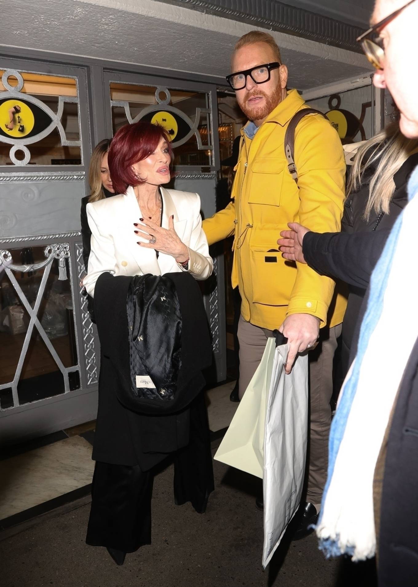 Sharon Osbourne 2024 : Sharon Osbourne – Steps out from the Fortune Theatre in London-17