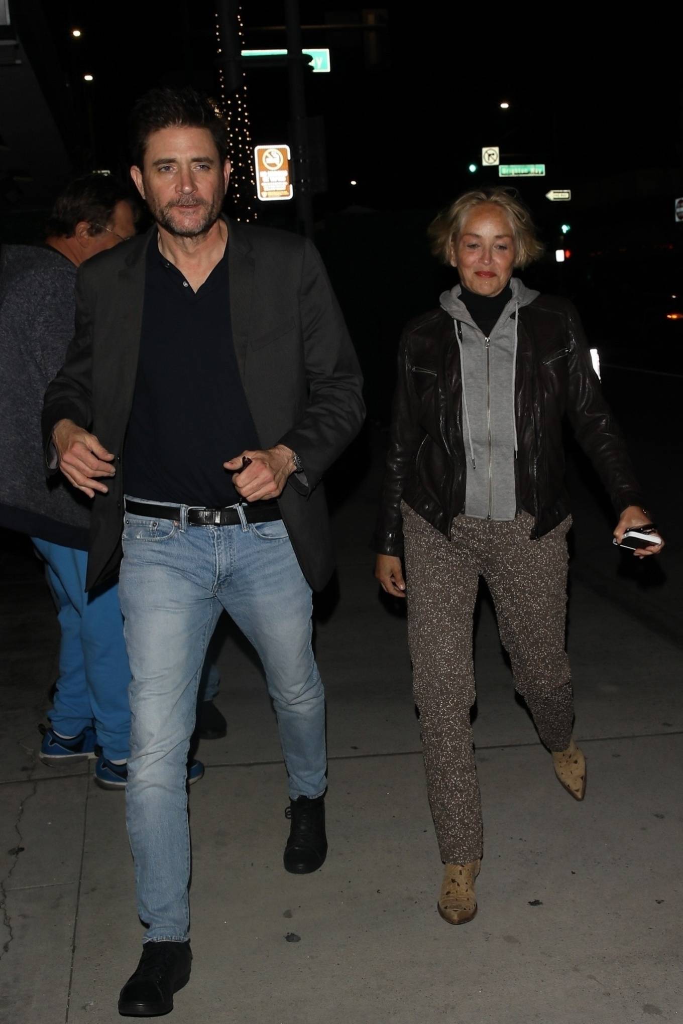 Sharon Stone 2023 : Sharon Stone – On a dinner date with Gianluca Galtrucco at E Baldi in Beverly Hills-07